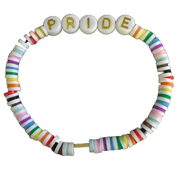 COPY - NWOT Pura Vida Pride Stretch Bracelet - Picture 3 of 4